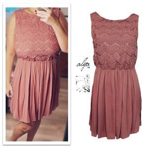 Alya Pleated Mini Dress